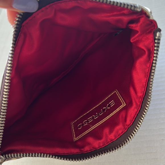 Express Zebra Sequin Mini Bag/Clutch - Picture 5 of 7